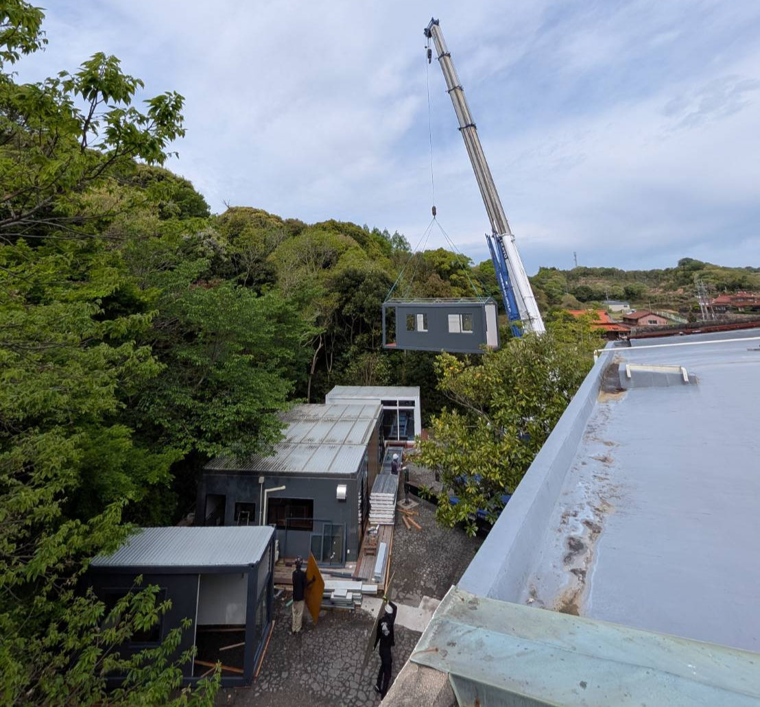 工事写真 3: クレーン作業